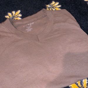 basic brown top